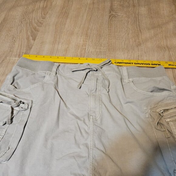 American Eagle Plus Size 18 Light Brown Short Cargo Skort Y2K - Picture 6 of 7